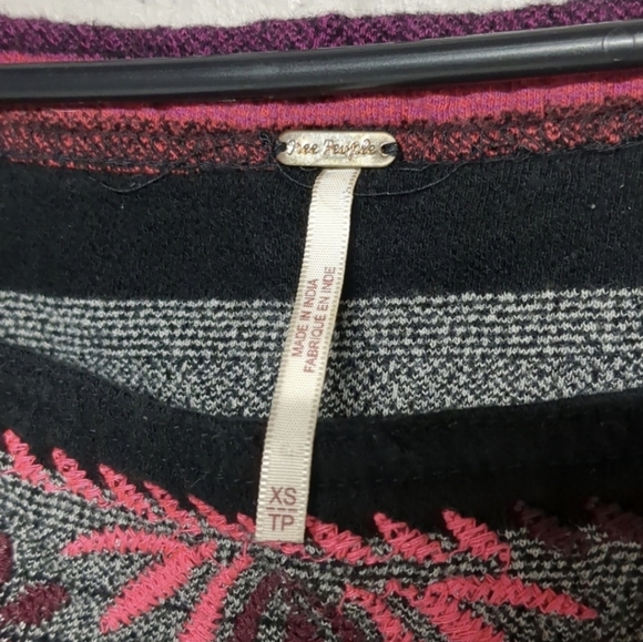 Free People Black Striped Women's Swing Tank Top XS - Picture 8 of 10